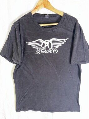 Rebel Rock Graphic Concert T Shirt Mens Large Black Wings Event Saint Louis Prio